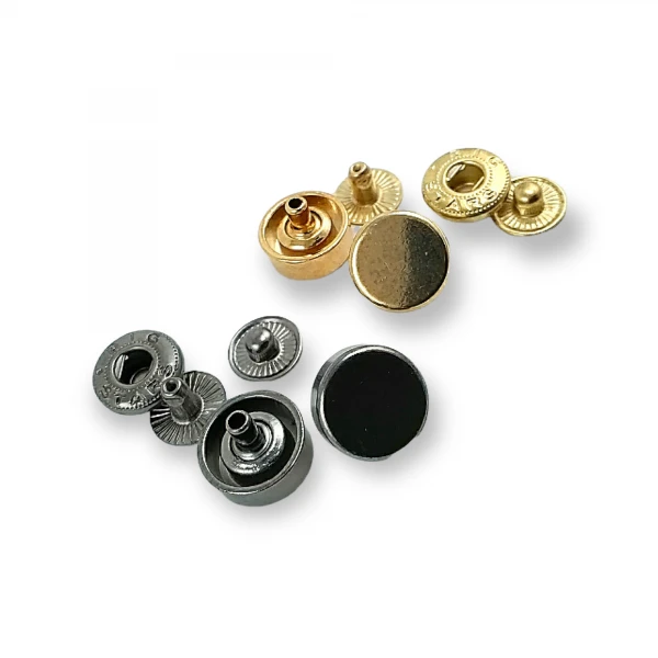 Düz Şekil Çıtçıt Düğme 11 mm 20 boy E 1857