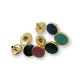 Flat Coin Shape Enameled Snap Fasteners Button 10 mm - 15 L E 1876 Flat Coin Shape Enameled Snap Fasteners Button 10 mm - 15 L E 1876