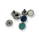 Düz Mineli Çıtçıt Düğme 9 mm - 14 boy E 1877