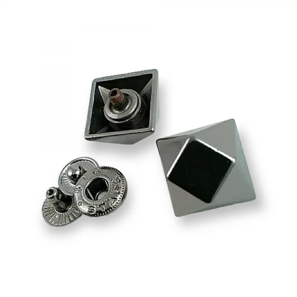 Square Shape Snap Fasteners Button 16 x 16 mm E 1897 Square Shape Snap Fasteners Button 16 x 16 mm E 1897