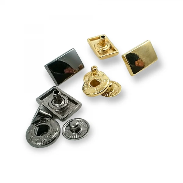 Snap Fasteners Button Rectangle Shape 17 x 10 mm E 1948 Snap Fasteners Button Rectangle Shape 17 x 10 mm E 1948