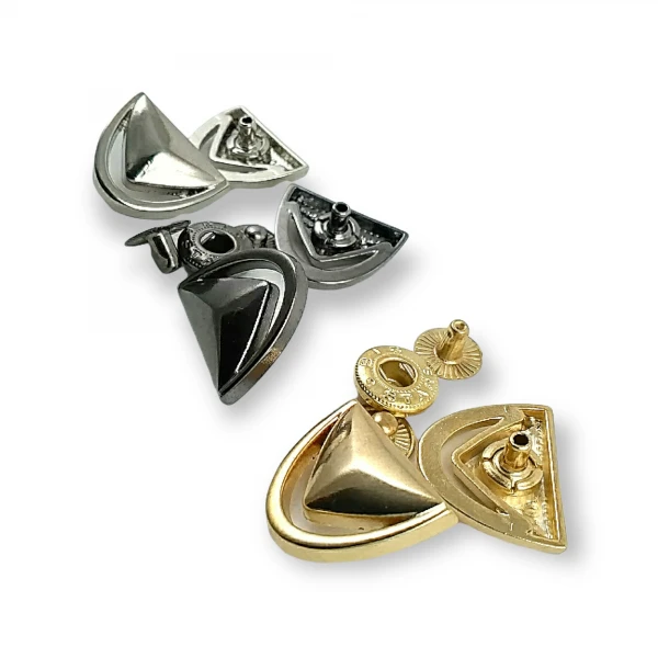 Zamak Snap Fasteners Button Eyelet Design 17 x 22 mm E 1969 Zamak Snap Fasteners Button Eyelet Design 17 x 22 mm E 1969