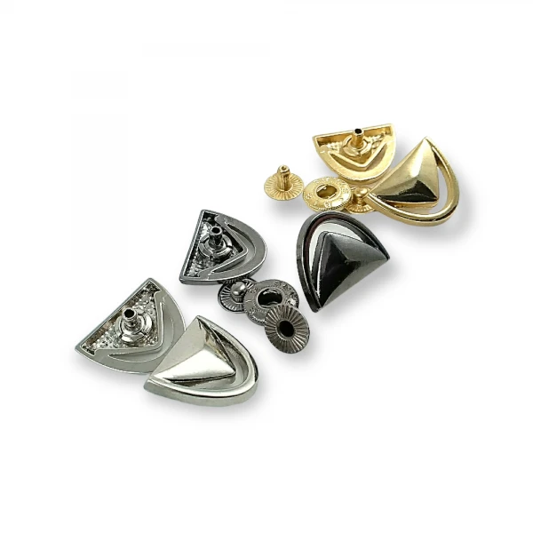 Zamak Snap Fasteners Button Eyelet Design 17 x 22 mm E 1969 Zamak Snap Fasteners Button Eyelet Design 17 x 22 mm E 1969
