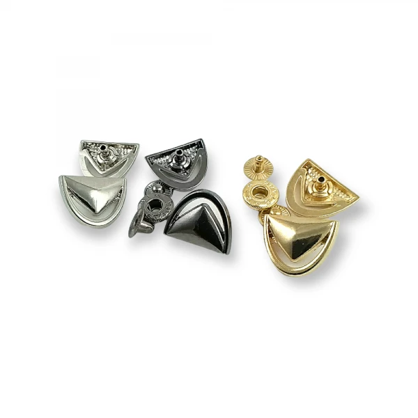 Zamak Snap Fasteners Button Eyelet Design 17 x 22 mm E 1969 Zamak Snap Fasteners Button Eyelet Design 17 x 22 mm E 1969