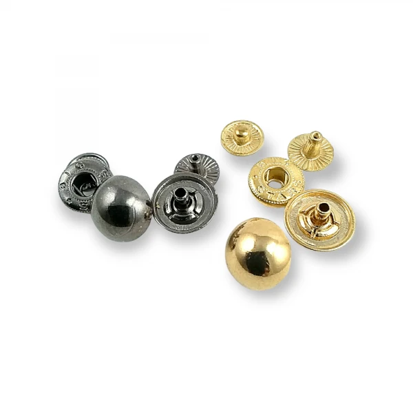 Snap Button Ball Button Metal 15 mm - 20 L E 204 Snap Button Ball Button Metal 15 mm - 20 L E 204