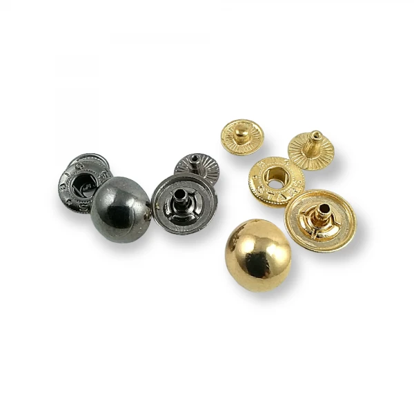 Snap Button Ball Button Metal 15 mm - 20 L E 204 Snap Button Ball Button Metal 15 mm - 20 L E 204