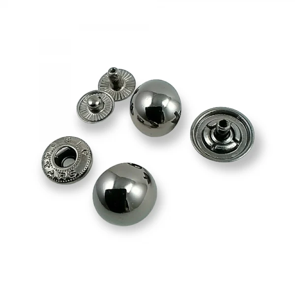 Snap Button Ball Button Metal 15 mm - 20 L E 204 Snap Button Ball Button Metal 15 mm - 20 L E 204