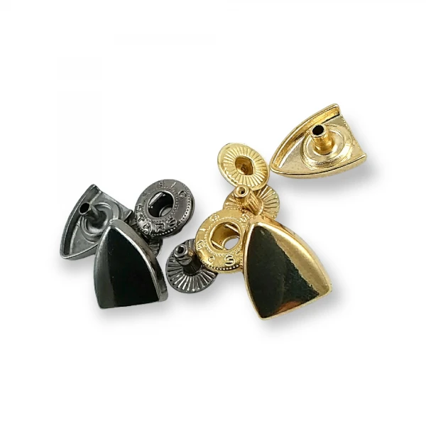 Snap Fastener Button Shield Design 15 x 13 mm E 2064 Snap Fastener Button Shield Design 15 x 13 mm E 2064