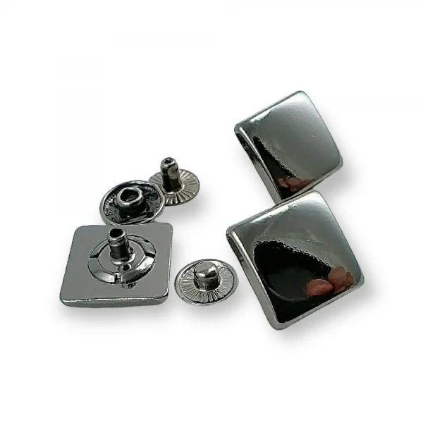 Çıtçıt Düğme Kare Tasarım 17 x 17 mm E 232 Çıtçıt Düğme Kare Tasarım 17 x 17 mm E 232