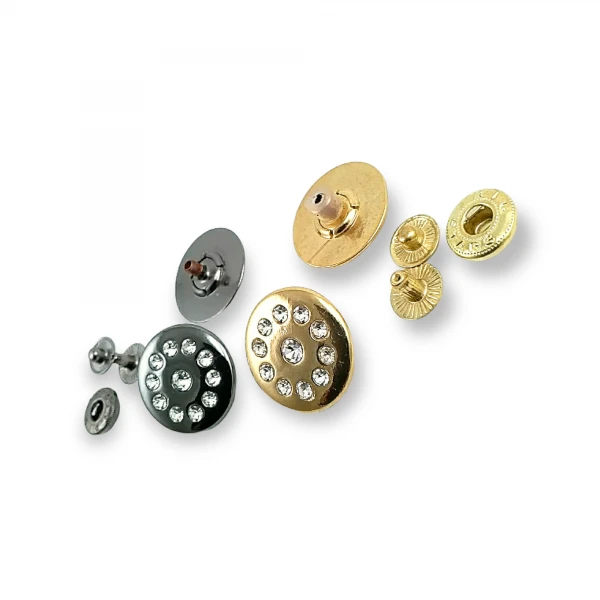 Rhinestone Snap fasteners Button 22 mm 36 L E 292