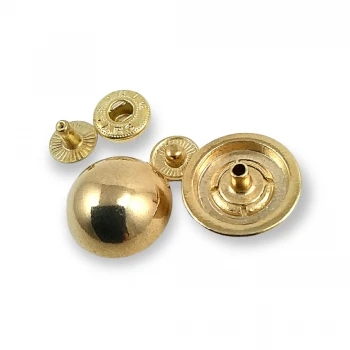 Ball Button Zamak Snap Fasteners Button 19 mm 30 L E 367