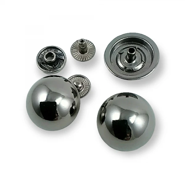 Ball Button Zamak Snap Fasteners Button 19 mm 30 L E 367 Ball Button Zamak Snap Fasteners Button 19 mm 30 L E 367