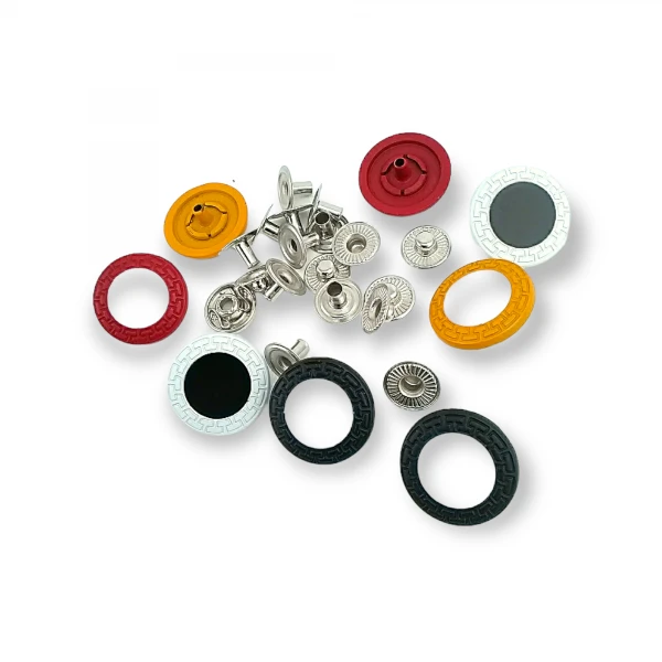 Mineli Çıtçıt Metal Düğme 22 mm - 36 boy Ceket ve Mont Düğmesi E 421 Mineli Çıtçıt Metal Düğme 22 mm - 36 boy Ceket ve Mont Düğmesi E 421