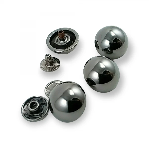 Zamak Ball Snap Fasteners Button 17 mm - 27 L E 471 Zamak Ball Snap Fasteners Button 17 mm - 27 L E 471