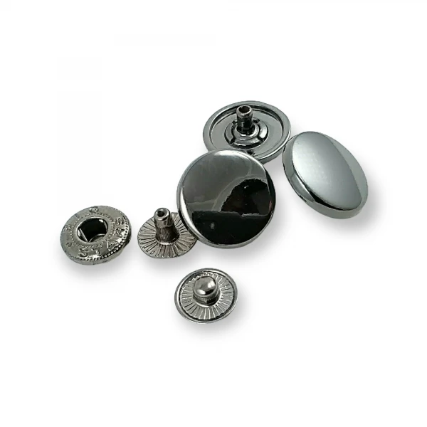 Flat Snap Fasteners Slightly Convex Snap Button 16 mm - 26 L E 472 Flat Snap Fasteners Slightly Convex Snap Button 16 mm - 26 L E 472