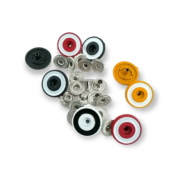 Mineli Çıt çıt Düğme Metal Retro Tasarımlı 18 mm - 29 boy E 637