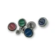 Snap Button Enamel and Dotted Design 15 mm - 24 L E 666 Snap Button Enamel and Dotted Design 15 mm - 24 L E 666