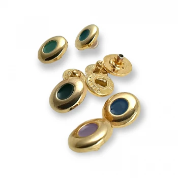 Enamel Snap Button Clothing Snap Fasteners 14 mm - 23 L E 668