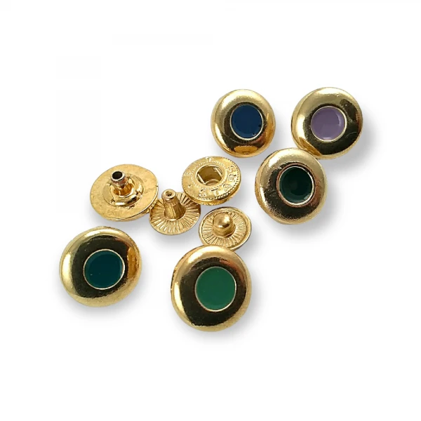 Enamel Snap Button Clothing Snap Fasteners 14 mm - 23 L E 668 Enamel Snap Button Clothing Snap Fasteners 14 mm - 23 L E 668