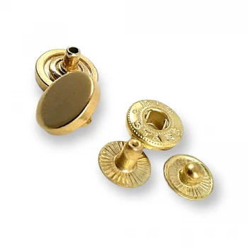 Flat Coin Shape Snap Button 13 mm - 20 L E 693