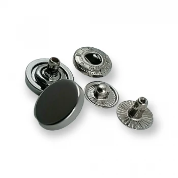 Flat Coin Shape Snap Button 13 mm - 20 L E 693