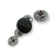 Transparent and Flat Enameled Outerwear Snap Button 18 mm 30 L E 731 Transparent and Flat Enameled Outerwear Snap Button 18 mm 30 L E 731