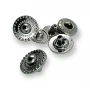 Patterned Zamak Snap Fasteners Button 12 mm - 18 L E 768