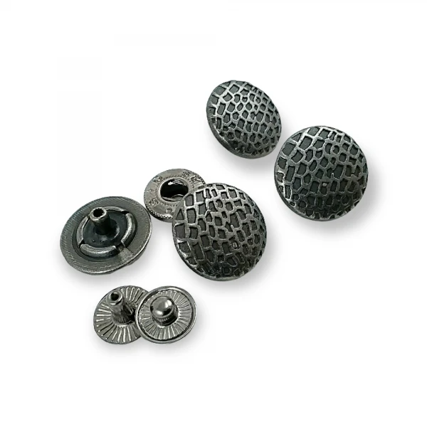 Snap Fasteners Button Honeycomb Pattern 17 mm 28 L E 769 Snap Fasteners Button Honeycomb Pattern 17 mm 28 L E 769