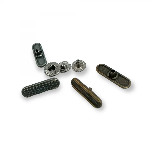 Stick Snap Button Coat and Bag Snap Fasteners 8 x 25 mm E 786 Stick Snap Button Coat and Bag Snap Fasteners 8 x 25 mm E 786