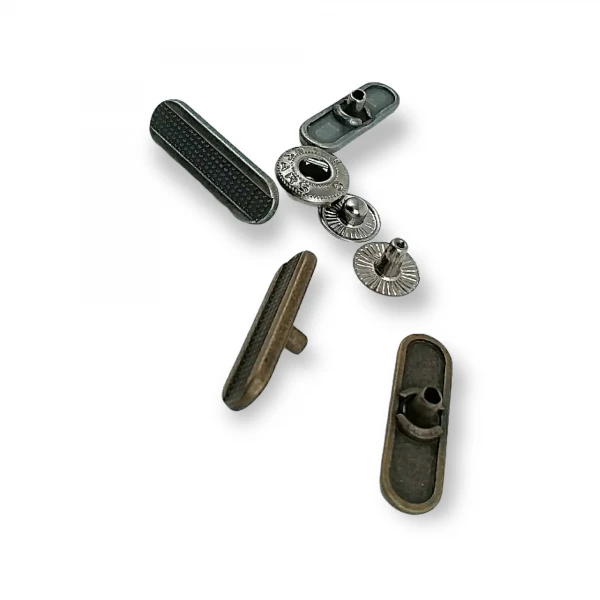 Stick Snap Button Coat and Bag Snap Fasteners 8 x 25 mm E 786 Stick Snap Button Coat and Bag Snap Fasteners 8 x 25 mm E 786