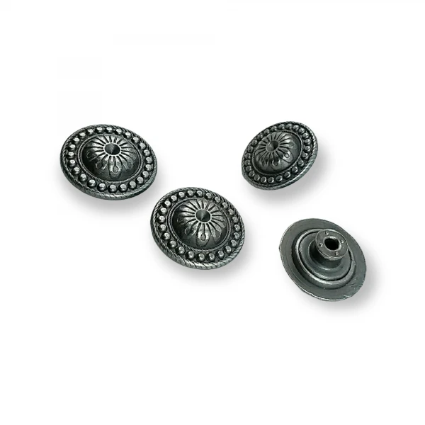 Dot Patterned Jeans Button 20 mm - 32 L E 1004 Dot Patterned Jeans Button 20 mm - 32 L E 1004
