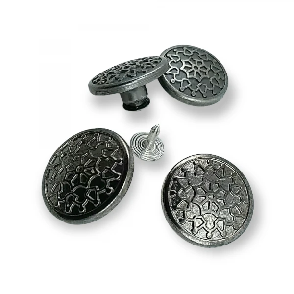 Patterned Jeans Button 20 mm 32 L E 1011 Patterned Jeans Button 20 mm 32 L E 1011