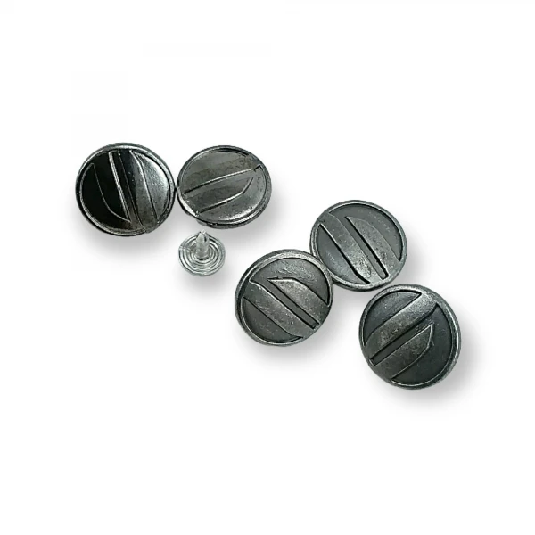 Aesthetic Patterned Jeans Button 16 mm 26 L E 1019 Aesthetic Patterned Jeans Button 16 mm 26 L E 1019