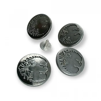 Jeans Button - Metal Jeans Button - Snap Button 19 mm  30 L E 1080