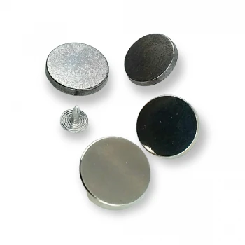 Jeans Button Flat Coin Shape 20.5 mm 32 L E 1395