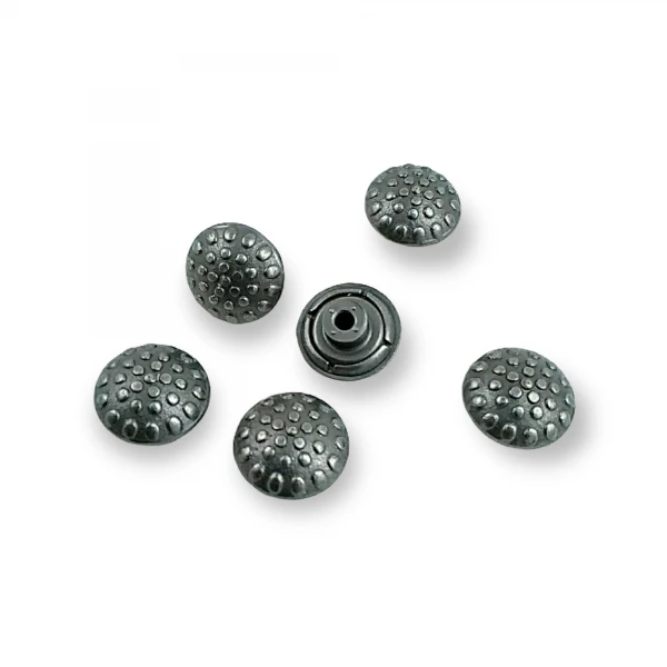 Çakma Düğme Kot Düğmesi Kabartma Nokta Desenli 17 mm 28 boy E 164 Çakma Düğme Kot Düğmesi Kabartma Nokta Desenli 17 mm 28 boy E 164