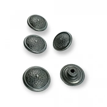 Kot Düğmesi Motif Desenli Şık Çakma Düğme 20 mm  32 boy E 311