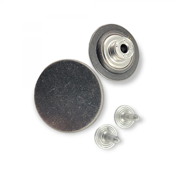 Flat Coin Shape Jeans Button 20 mm - 32 L E 396 Flat Coin Shape Jeans Button 20 mm - 32 L E 396