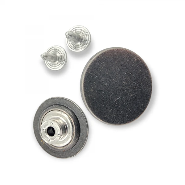 Flat Coin Shape Jeans Button 20 mm - 32 L E 396 Flat Coin Shape Jeans Button 20 mm - 32 L E 396