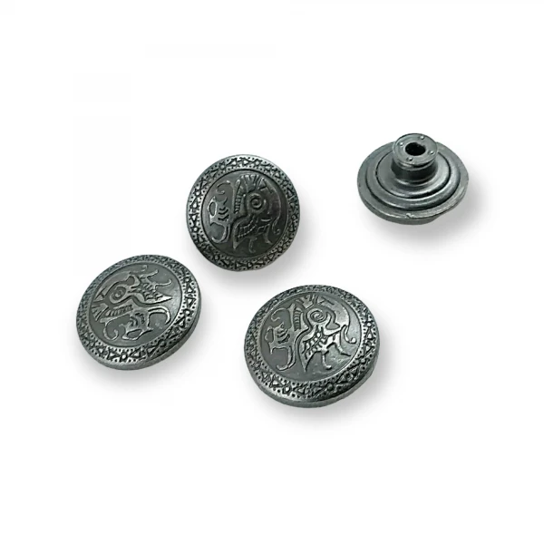 Logolu Kot Düğmesi 17 mm 28 Boy E 638