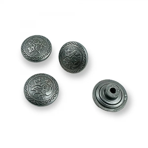 Logolu Kot Düğmesi 17 mm 28 Boy E 638