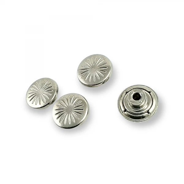 Star Pattern Snap Button 17 mm 27 L E 732 Star Pattern Snap Button 17 mm 27 L E 732
