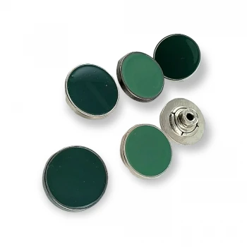 Flat Coin Type and Enameled Jeans Button 21 mm 32 L E 820