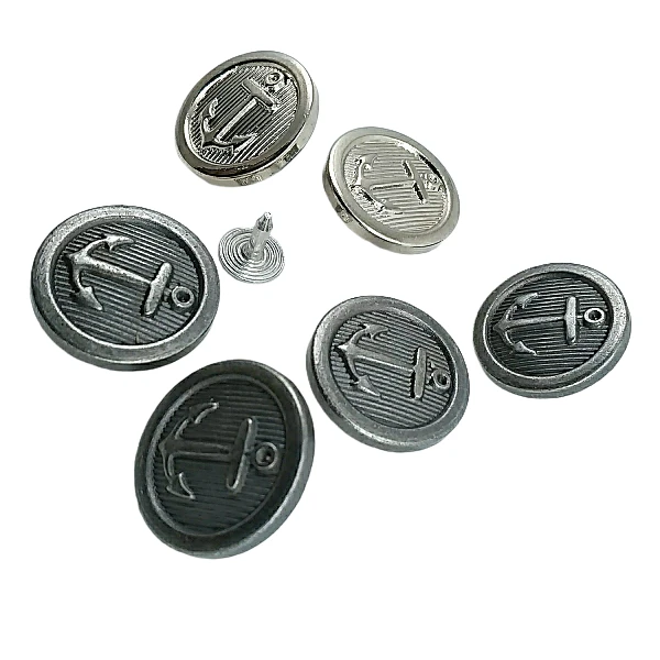 Çapa Desenli Çakma düğme 17 mm 28 Boy E 906 Çapa Desenli Çakma düğme 17 mm 28 Boy E 906