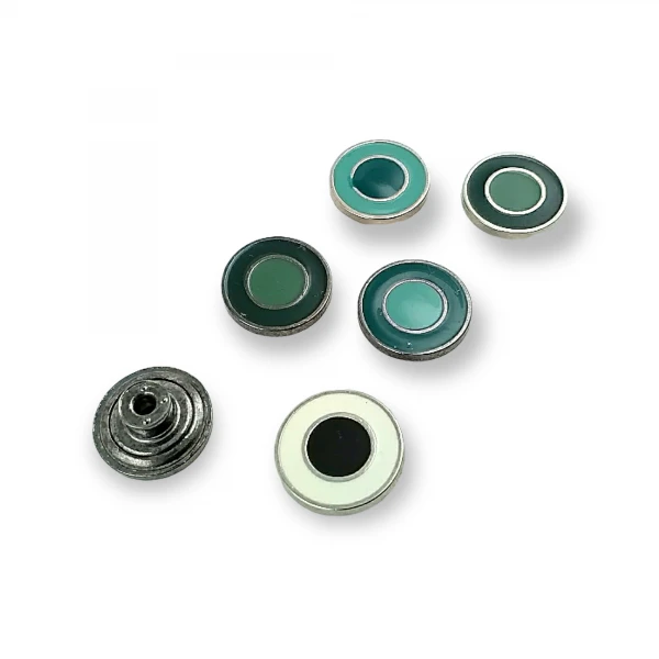 Halka Desenli Mineli Kot Düğmesi 17 mm 27 Boy E 940 Halka Desenli Mineli Kot Düğmesi 17 mm 27 Boy E 940