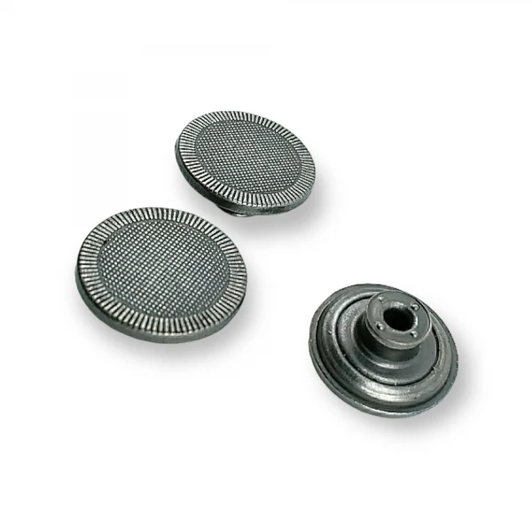 Dotted Stripe Fastening Button 16 mm 26 L E 974 Dotted Stripe Fastening Button 16 mm 26 L E 974