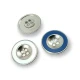 İki Delikli Mineli Metal 25 mm 40 boy Düğme Mont ve Trençkot Düğmesi E 774