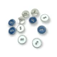 2 Holes Enameled Sewing Button Edge Patterned 15 mm 24 L E 1359