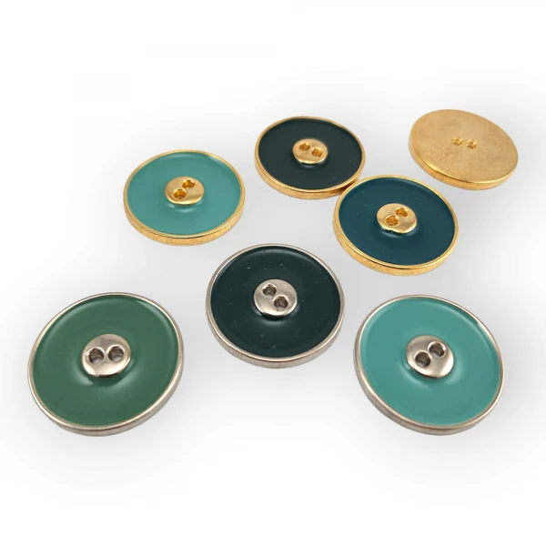 Two Holes Enameled Metal Button 31 mm 48 L Coat and Trench Coat Button E 702 Two Holes Enameled Metal Button 31 mm 48 L Coat and Trench Coat Button E 702