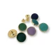 Enamel Snap Fasteners Flat Coin Shape 18 mm - 29 L E 1002 MN Enamel Snap Fasteners Flat Coin Shape 18 mm - 29 L E 1002 MN
